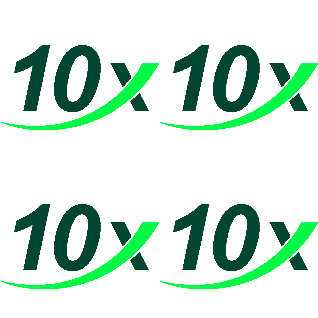 10x